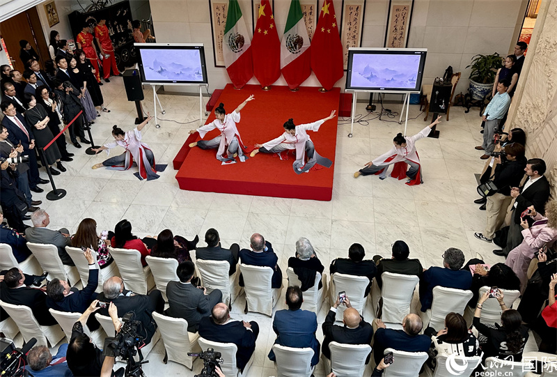 活动现场。人民网 墨西哥埃内斯托·多明戈斯摄