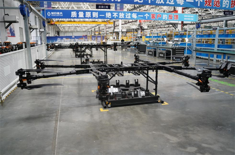 旭日蓝天生产车间